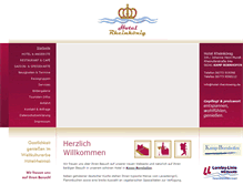Tablet Screenshot of hotel-rheinpavillon.de
